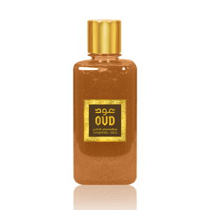 voici le Gel Douche Gold Oud un odeur agréable et somptueuse vendu par beaute-dorient.com